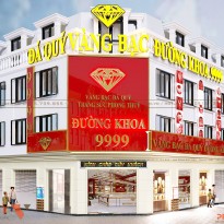 Thiết kế tiệm vàng Đường Khoa - Kết hợp sang trọng và hiện đại 